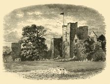 Ludlow Castle from the Entrance Gate 1898. Creator: Unknown