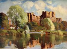 Ludlow Castle, Shropshire 1924-1926.Artist: Louis Burleigh Bruhl
