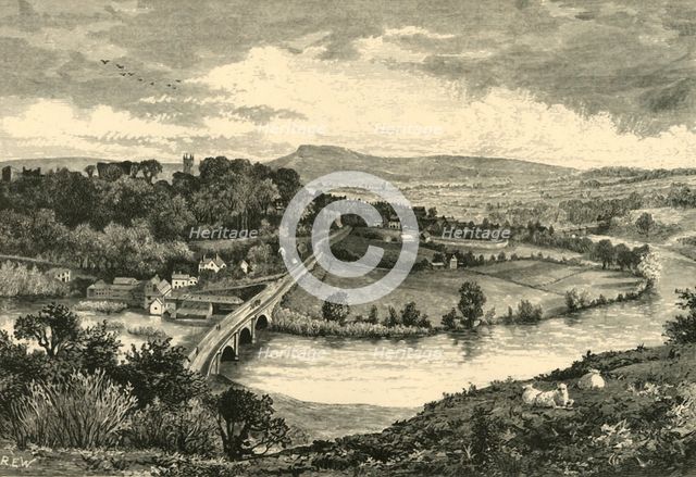 'Ludlow, from Whitcliffe', 1898. Creator: Unknown.