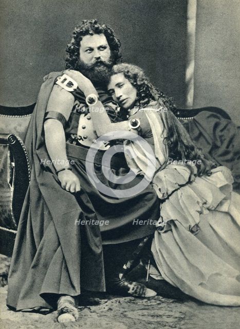 Ludwig and Malvina Schnorr von Carolsfeld as Tristan and Isolde, 1865.