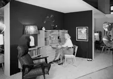 Ludwig Baumann, Grand Central Palace Exhibit, 1951. Creators: Gottscho-Schleisner, Inc, Ludwig Baumann