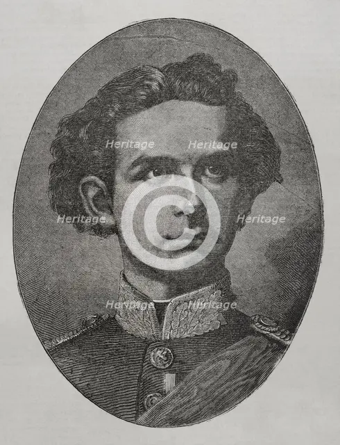 Ludwig II of Bavaria, (1845-1886), King of Bavaria (1864-1886), 1871.  Creator: Unknown.