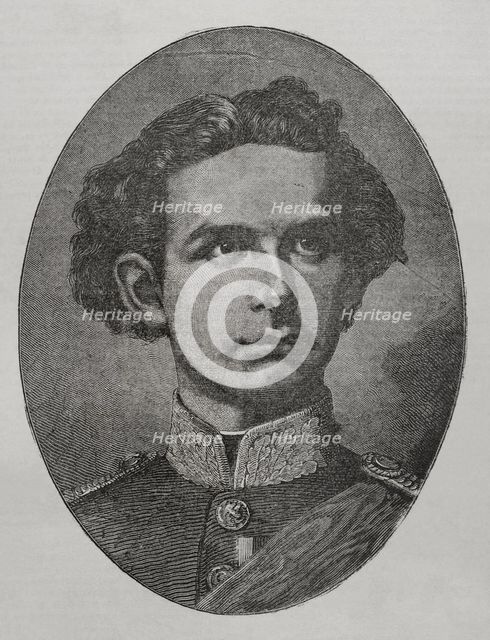 Ludwig II of Bavaria, (1845-1886), King of Bavaria (1864-1886), 1871.  Creator: Unknown.