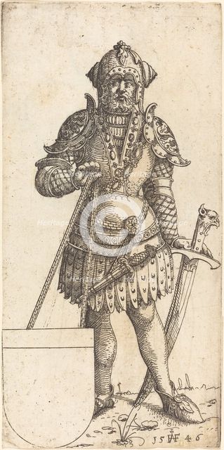 Ludwig II, King of Hungary, 1546. Creator: Augustin Hirschvogel.