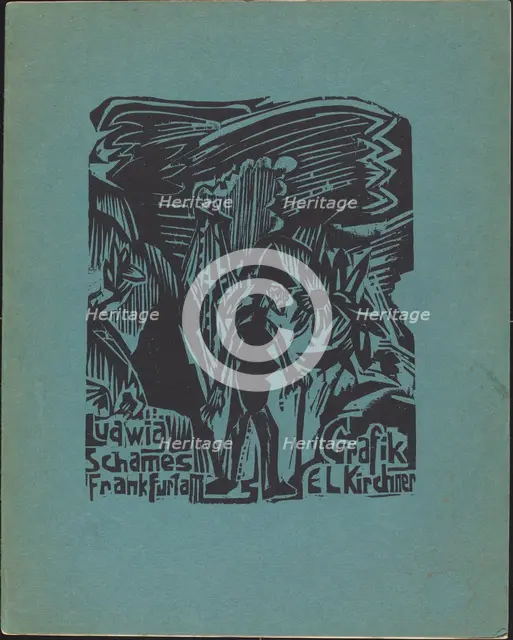 Ludwig Schames Frankfurt a M Grafik E L Kirchner (Ludwig Schames Frankfurt a M..., 1919/1920. Creator: Ernst Kirchner.
