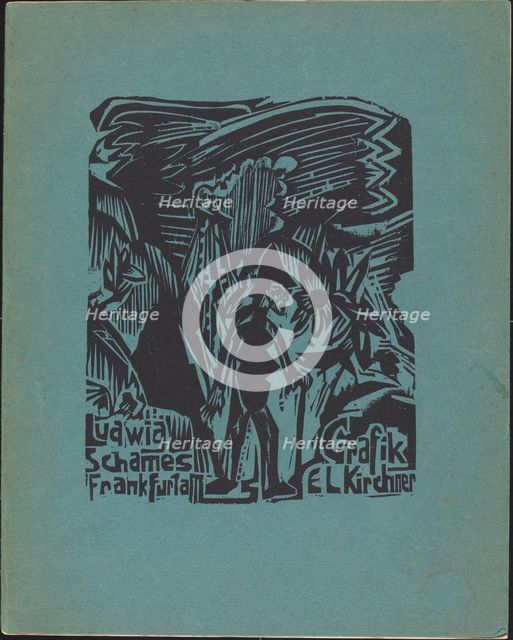 Ludwig Schames Frankfurt a M Grafik E L Kirchner (Ludwig Schames Frankfurt a M..., 1919/1920. Creator: Ernst Kirchner.