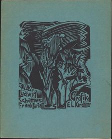 Ludwig Schames Frankfurt a M Grafik E L Kirchner (Ludwig Schames Frankfurt a M..., 1919/1920. Creator: Ernst Kirchner