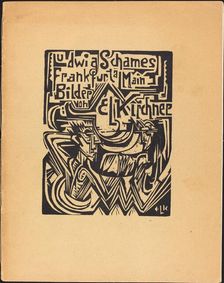 Ludwig Schames Frankfurt a Main Bilder von E L Kirchner (Ludwig Schames Frankfurt..., 1919. Creator: Ernst Kirchner