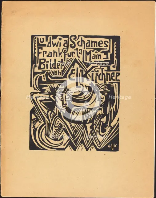Ludwig Schames Frankfurt a Main Bilder von E L Kirchner (Ludwig Schames Frankfurt..., 1919. Creator: Ernst Kirchner.