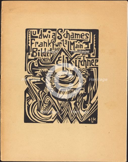 Ludwig Schames Frankfurt a Main Bilder von E L Kirchner (Ludwig Schames Frankfurt..., 1919. Creator: Ernst Kirchner.