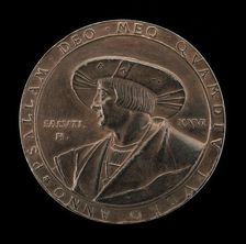 Ludwig Senfl (Sennfel), c. 1486-1542/1543, German Musician and Composer [obverse]. Creator: Friedrich Hagenauer