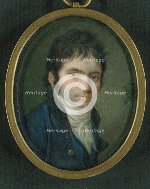 Ludwig van Beethoven (1770-1827). Artist: Horneman, Christian (1765-1844)