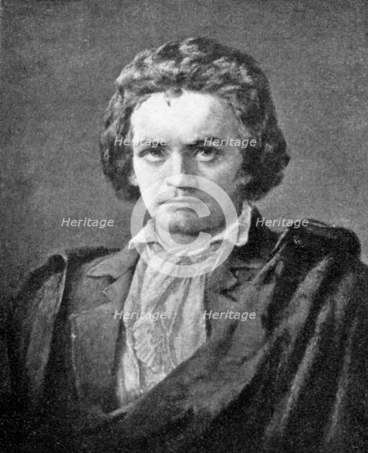 Ludwig van Beethoven, (1770-1827), German composer, 1909. Artist: Unknown