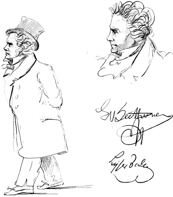 Ludwig van Beethoven (1770-1827), German composer. Artist: Unknown