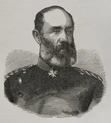 Ludwig von Wittich (1818-1884), Prussian lieutenant general, 1870. Creator: Unknown