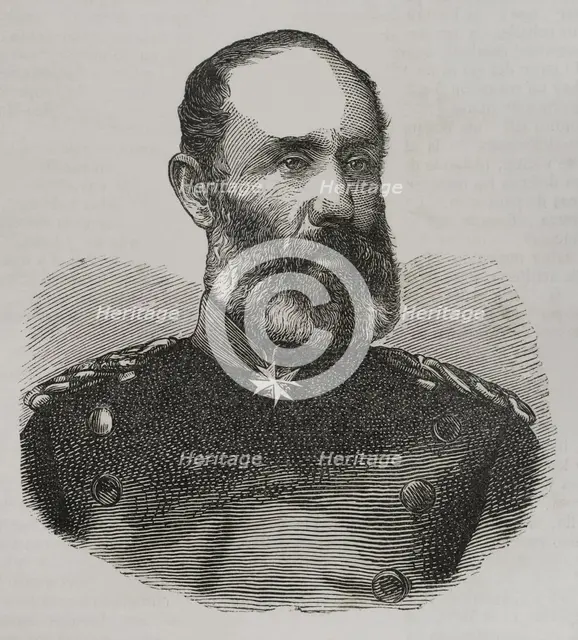Ludwig von Wittich (1818-1884), Prussian lieutenant general, 1870.  Creator: Unknown.
