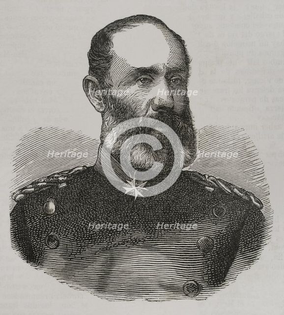Ludwig von Wittich (1818-1884), Prussian lieutenant general, 1870.  Creator: Unknown.
