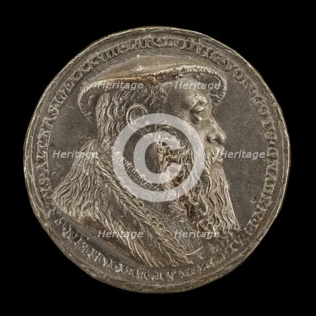 Ludwig X, 1495-1545, Duke of Bavaria 1514 [obverse], 1535. Creator: Matthes Gebel.