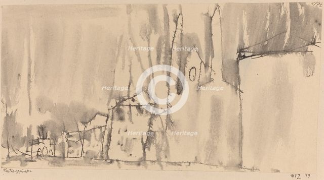 Ludwigstrasse, 1912. Creator: Paul Klee.