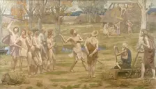 "Ludus Pro Patria", 1883. Creator: Pierre Puvis de Chavannes