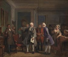 Ludvig Holberg's "Den Stundeslose", act I, scene 6, 1825-1873. Creator: Wilhelm Marstrand