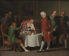 Ludvig Holberg's "Jeppe pa Bjerget", act III, scene 3, 1811. Creator: CW Eckersberg