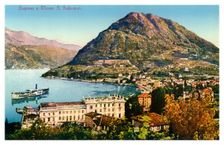 Lugano and Monte San Salvatore, Switzerland, 20th century
