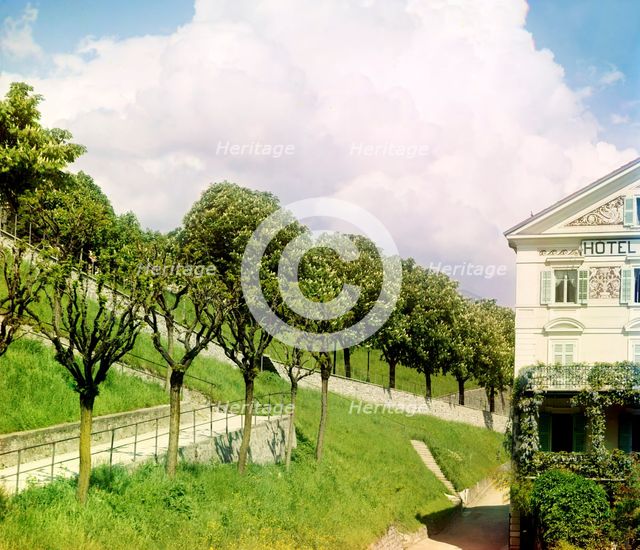 Lugano, between 1905 and 1915. Creator: Sergey Mikhaylovich Prokudin-Gorsky.
