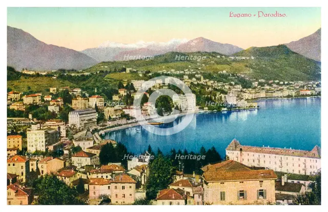 Lugano, Switzerland, 20th century. Artist: Unknown