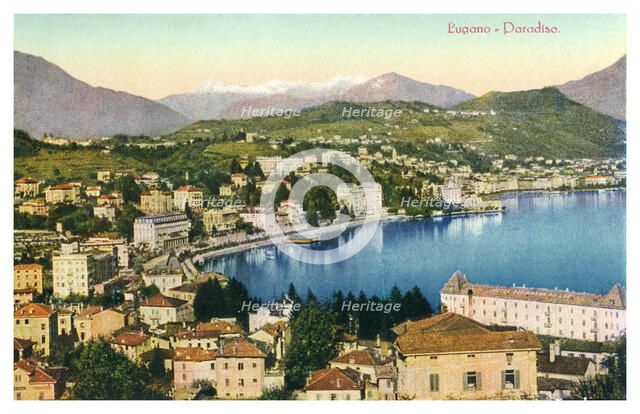 Lugano, Switzerland, 20th century. Artist: Unknown