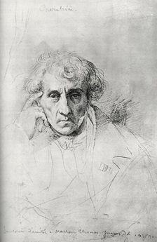 Luigi Cherubini (1760-1842), Italian composer, 1830. Creator: Jean-Auguste-Dominique Ingres
