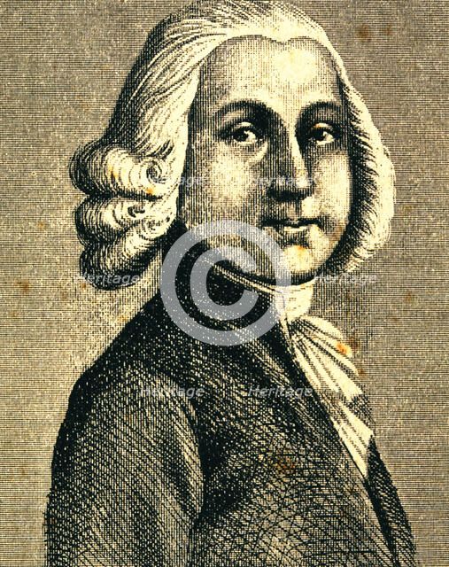 Luigi Boccherini (1740-1805), Italian cellist and composer, engraving, 1893.