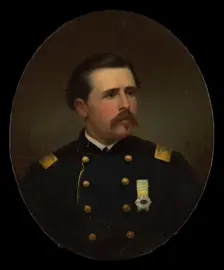 Luigi Palma di Cesnola, 1865. Creator: Jacob D. Blondel