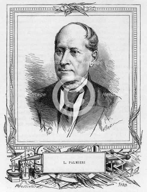 Luigi Palmieri, Italian geophysicist, 1893. Creator: Unknown.