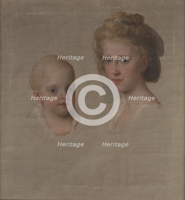 Luisa Maria (1773-1802) and Maria Amalia of Naples and Sicily (1782-1866), future French queen, 1782