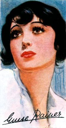 Luise Rainer, (1910-), two time Academy Award winning film actress, 20th century