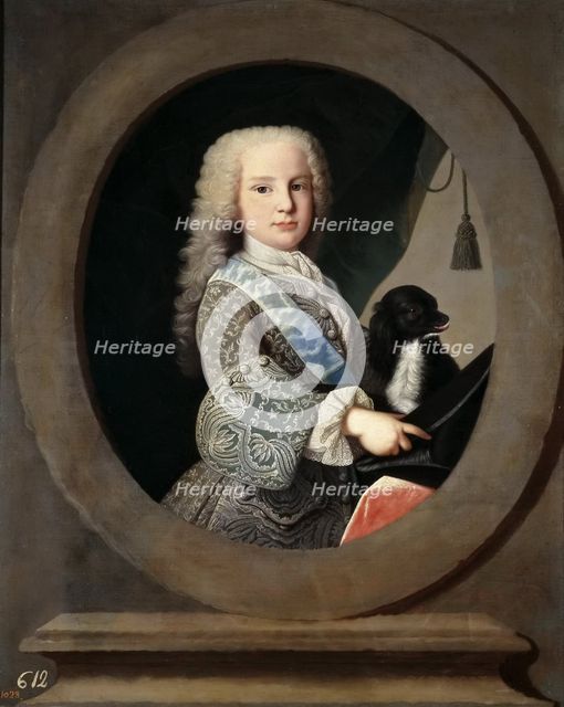 Luis Antonio Jaime of Spain (1727-1785), the Cardinal Infante, 1731. Creator: Ranc, Jean (1674-1735).