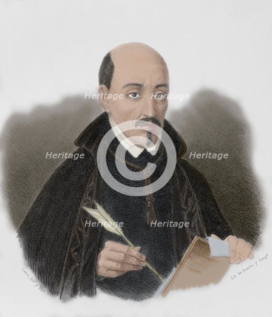 Luis de Gongora, (Luis de Góngora y Argote), (1561-1627), Spanish Baroque poet, 1867.  Creator: Eusebio de Letre.