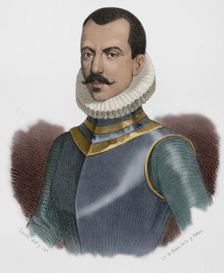 Luis Fajardo de la Cueva (Luis Yáñez Fajardo de la Cueva) (c1508-74), 2nd Marquis of los Vélez,1869. Creator: Santiago Llanta