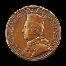 Luis Manuel Fernandez de Portocarrero, 1629-1709, Cardinal 1669..., [obverse], 1678. Creator: Giovanni Martino Hamerani