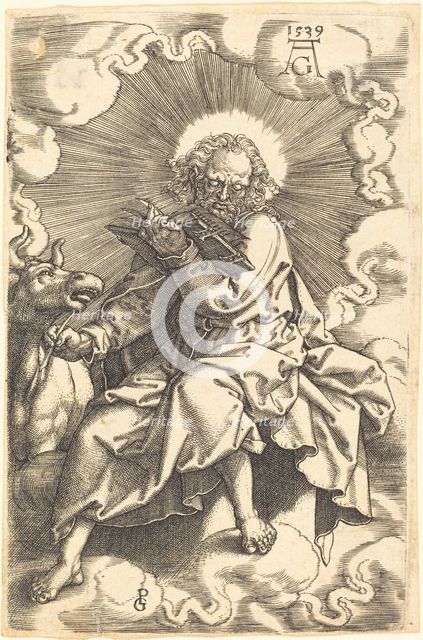 Luke, 1539. Creator: Heinrich Aldegrever.