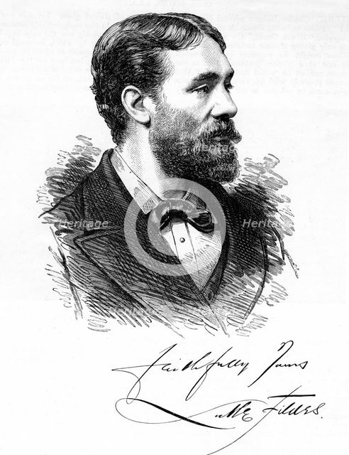 'Luke Fildes', artist, 19th century. Artist: Unknown