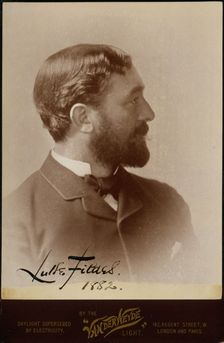 Luke Fildes, c1882. Creator: Van der Weyde Studios