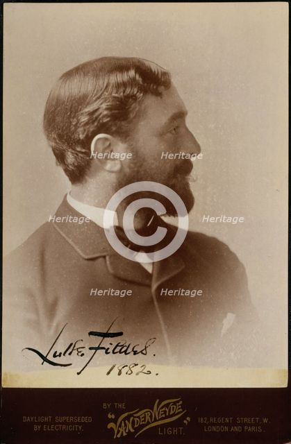 Luke Fildes, c1882. Creator: Van der Weyde Studios.