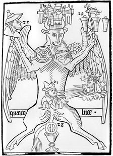Luke from Ars Memorandi c1470 (1849).Artist: A Bisson
