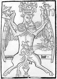 Luke from Ars Memorandi c1470 (1849).Artist: A Bisson