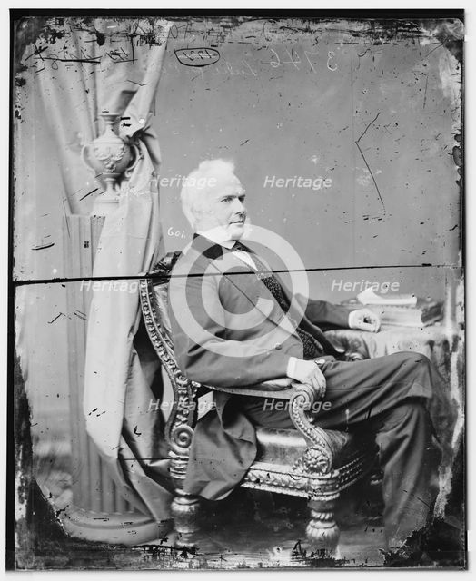 Luke Potter Poland of Vermont, between 1860 and 1875. Creator: Unknown.