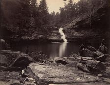 Lula Lake and Upper Falls on Rock Creek, near Lookout Mountain, Georgia, 1864-65. Creator: Isaac H. Bonsall