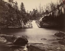 Lula Lake, Upper Falls, Lookout Mountain, Georgia, 1864-1865. Creator: Isaac H. Bonsall