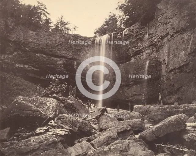 Lulah Falls, Lookout Mountain, Georgia, 1864-65. Creator: Isaac H. Bonsall.